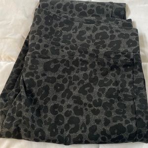 Loft animal print these are Large TALL worn just a few times